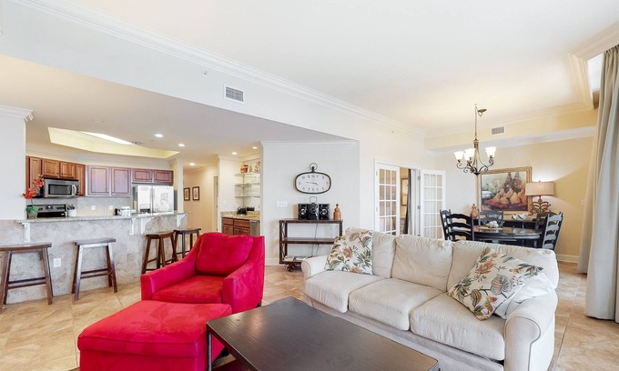 Orange Beach Condo | Beachfront escape with gorgeous view, balcony & shared pools/lazy river/hot tubs