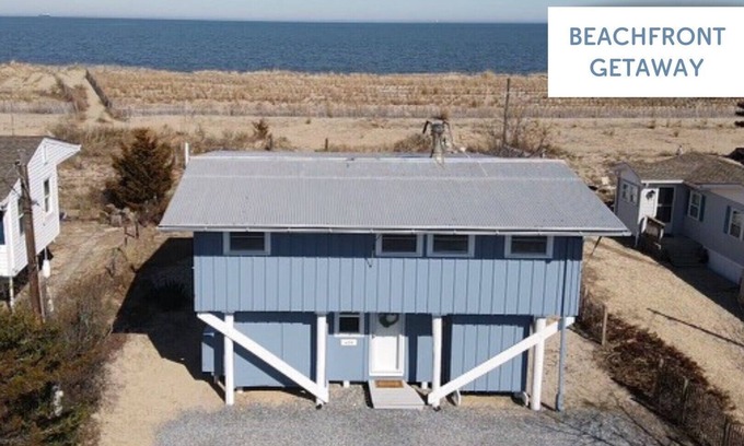 Broadkill Beach House | Beachfront Getaway (Backyard Fire Pit, Grill, Deck). 3BD + Bonus Room. 3 BA