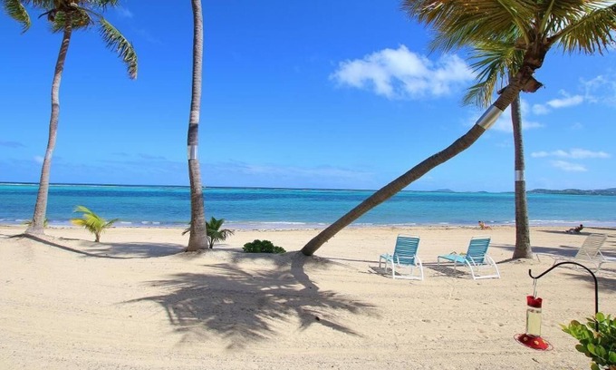 Estate Golden Rock Condo | BEACHFRONT, GROUND FLOOR, 1 BEDROOM, NEWLY REMODELED
