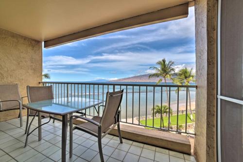 Kihei Apartment | Beachfront Kihei Sanctuary with Lanai and Ocean Views!