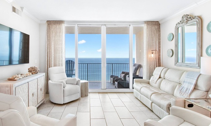 Gulf Shores Condo | BEACHFRONT LUXURY! 3 BR - 2 Master Suites, Designer Touches, Walkable & 10% OFF!