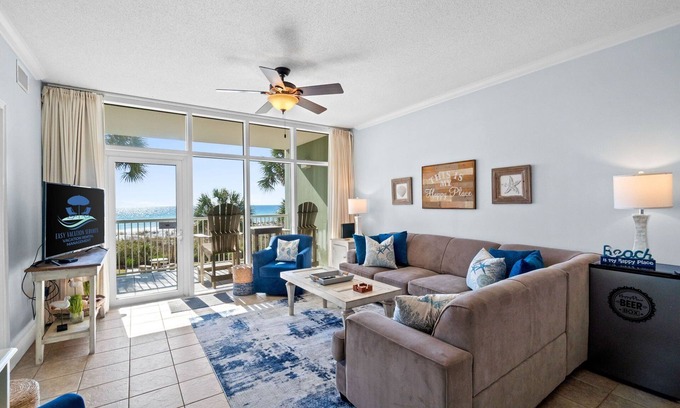 Fort Walton Beach Condo | Beachfront, “Melissa's Happy Place” 205, Newly Remodeled!, Free Activities Included!