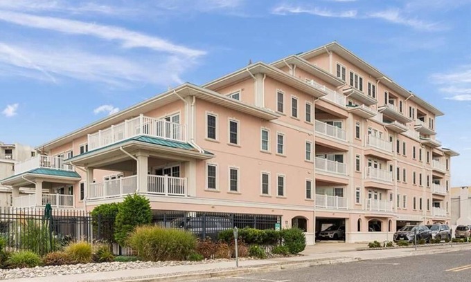 Wildwood Crest Condo | BEACHFRONT Open Concept Corner Unit with Direct Ocean Views!