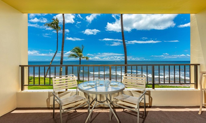 Kihei Condo | Beachfront Paradise with A/C - Sugar Beach Resort #227 - Stunning Ocean Views!
