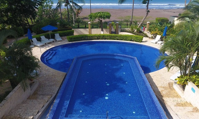 Jaco Condo | Beachfront, Pool, Spa, Gym, Hot Tub, gated, Marble, Spa, #1 property in Jaco