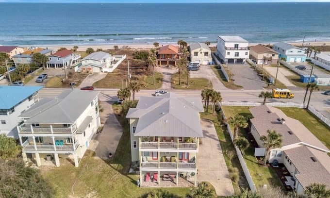 Vilano Beach House | Beachfront Retreat | 3-Story Home | Walk to Vilano Beach | Near Nights of Lights