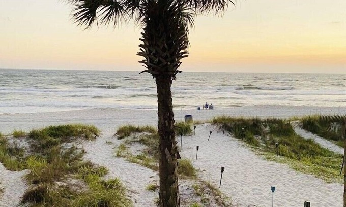 Panama City Beach House | Beachfront "Sealee" Unit # 16 West End Of PCB Beach Right Out Your Back Door!