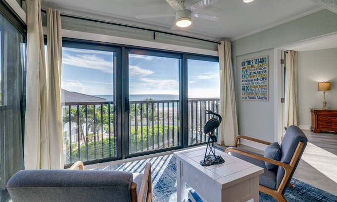 Holmes Beach Condo | Beachfront - Sun Plaza West 214 by SeaBreeze Vacation