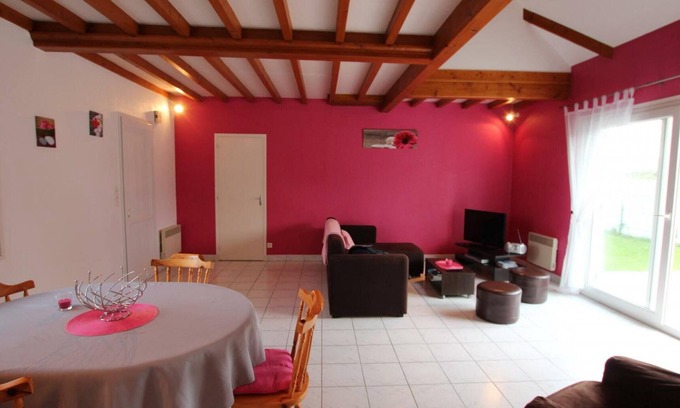 Denneville Cottage | Beachfront Villa, 3BR, Terrace, Garage, Close to Shops, Sleeps 6