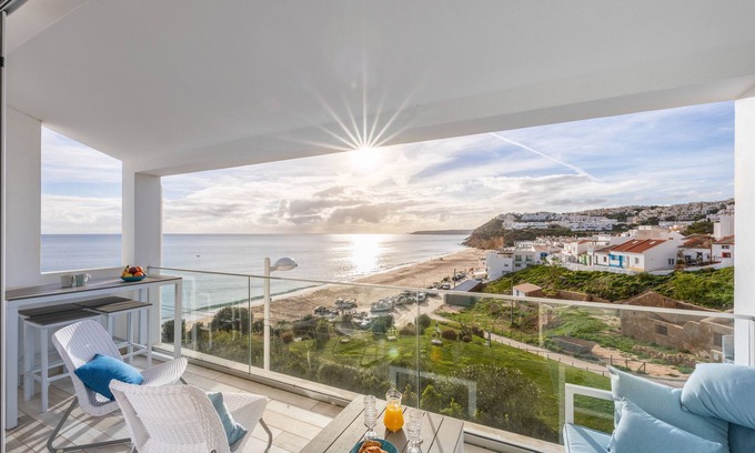 Salema House | Beachfront villa + studio with hot tub