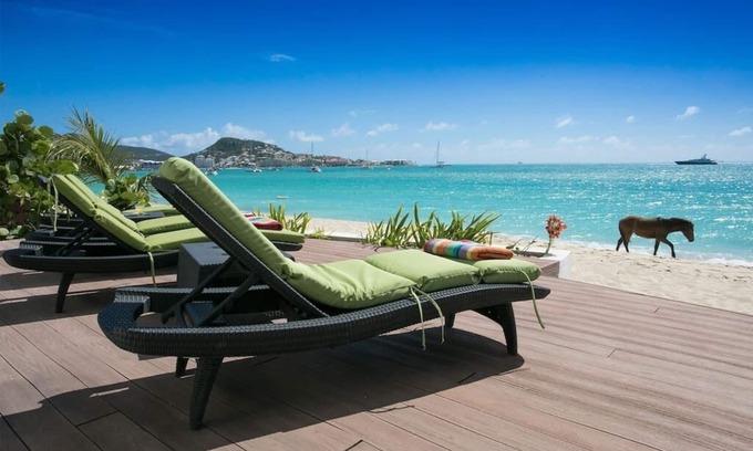 Simpson Bay Villa | Beachfront Villa w/pool, concierge service and airport transfers by SXMSIR