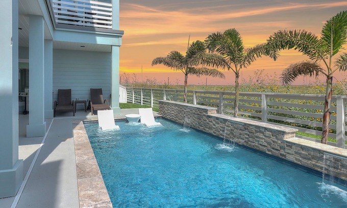 Port Aransas House | BeachHouse Bliss | Water Views, Private Pool, Near Beach