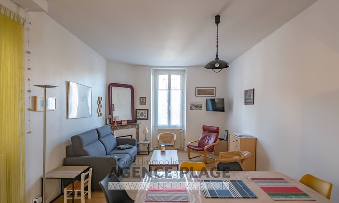 Les Sables d'Olonne House | Beachside House with Garden, 2 Bedrooms, Steps from Arago Market