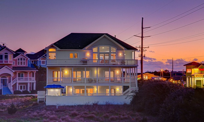 Ocean Isle Estates House | Beachside home short walk to beach with private pool, hot tub & game room