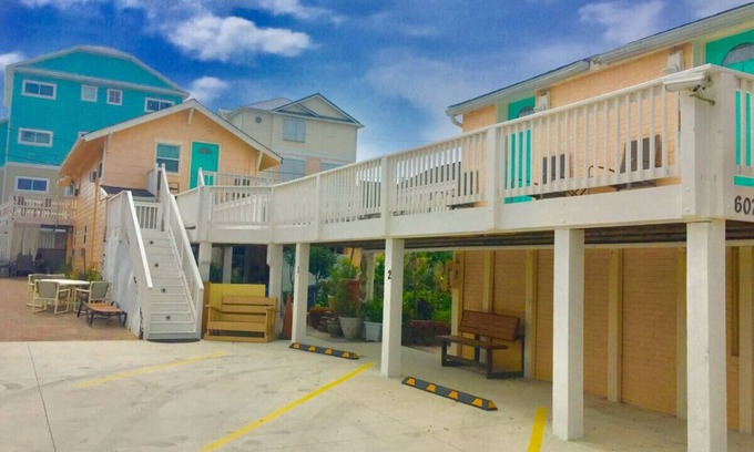 Carolina Beach Apartment | Beachside Suites 3: Downtown and next to the SEA!