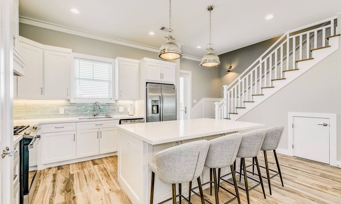 Beachside Village House | Beachside Village ocean-view home with pool, multiple balconies & EV charger