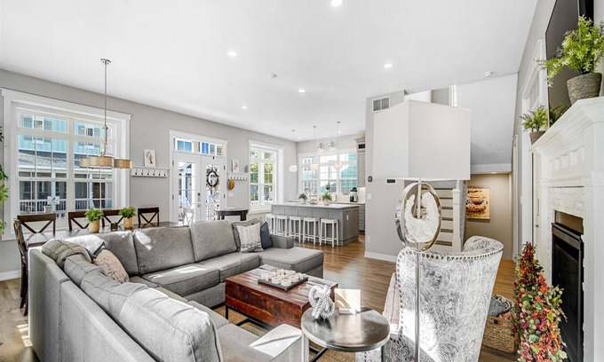 Michigan City House | Beachwalk Set Sail! Luxury Home Open Floor Concept Large Outdoor Area