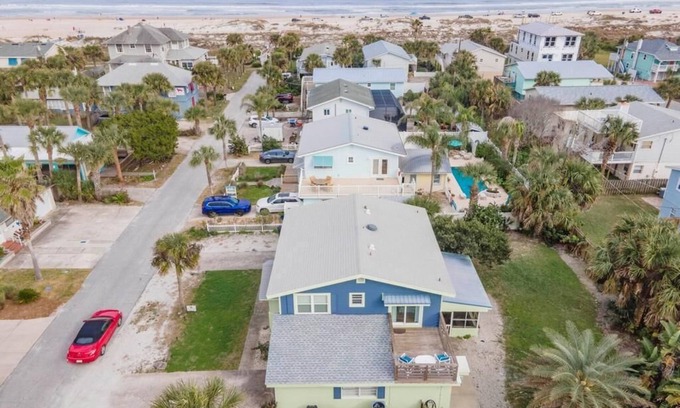St. Augustine Beach House | Beachy Townhome ~ Pet Friendly ~ Steps to the Beach!