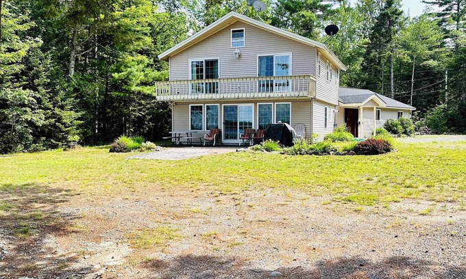 Millinocket House | Beautiful and private lakefront home on the sandy shores of South Twin Lake