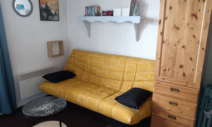 Font-Romeu-Odeillo-Via Apartment | Beautiful 25m2 apartment with view of the Pyrenees