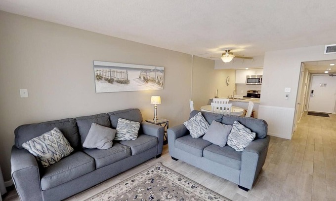 Panama City Beach Condo | Beautiful 1st floor Windward Condo! Great Views! LOTS of 2025 Upgrades