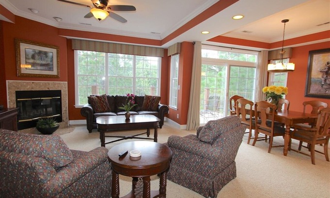 Pinehurst Villa | Beautiful 2- Bedroom Villa on the 5th & 6th holes at Pinehurst National No.9