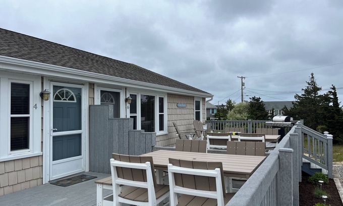 West Dennis Cottage | Beautiful 3 bedroom cottage with huge deck and walk to private beach!