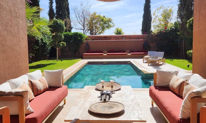 Douar Sidi Youssef Ben Ali Villa | Beautiful 4 bedroom villa with swimming pool, Residence Al Maaden-Marrakech