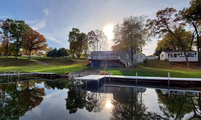 Lake James House | Beautiful 5 Bedroom Home on Jimmerson Lake. Lake James Chain. Angola Indiana