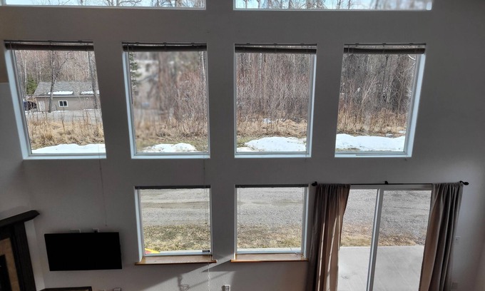 Knik-Fairview House | Beautiful Alaska home on private wooded acre. 20% discount for >30 days rental.