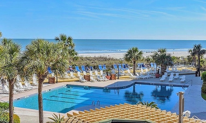 Palmetto Dunes Villa | Beautiful and Updated Villa with Ocean Views! Pools, Gym and close to the beach!