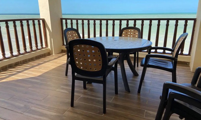 Chicxulub Puerto Apartment | Beautiful Apartment in Front of the Sea/Weekly and monthly discounts available!