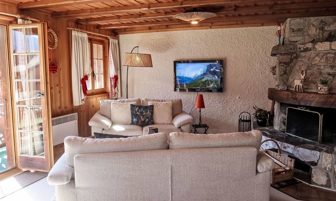 Ormont-Dessus Apartment | Beautiful apartment for 8 people with WIFI, TV, balcony, panoramic view and parking