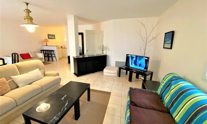 Tregastel Apartment | Beautiful apartment all on the ground floor at 50m beach Coz-Pors in Tregastel