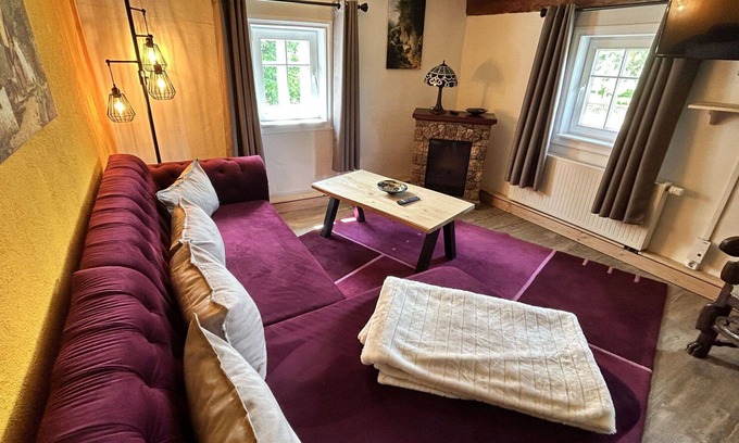 Grossschoenau Apartment | Beautiful apartment for 12 people with WIFI, hot tub, TV, patio, pets allowed and parking