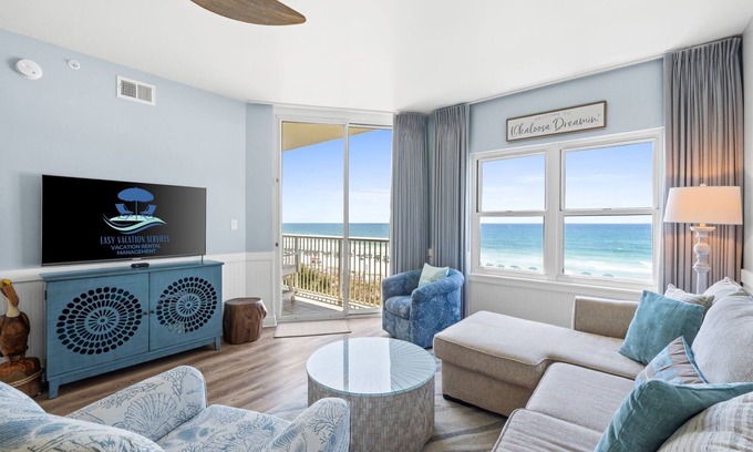 Fort Walton Beach Condo | Beautiful Beach Front, “Okaloosa Dreamin” 404!, Free Activities Included!