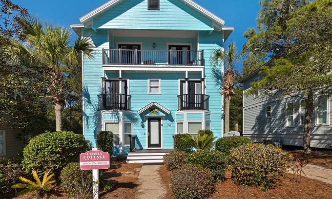 Santa Rosa Beach House | Beautiful Beach Cottage 4BR/4.5BA Golf Cart Included/ Great Location!