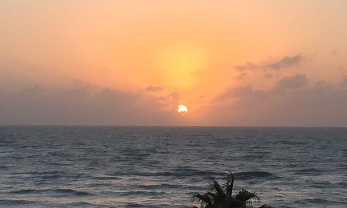 Madeira Beach Condo | Beautiful beach view from master bedroom/kitchen/front room!