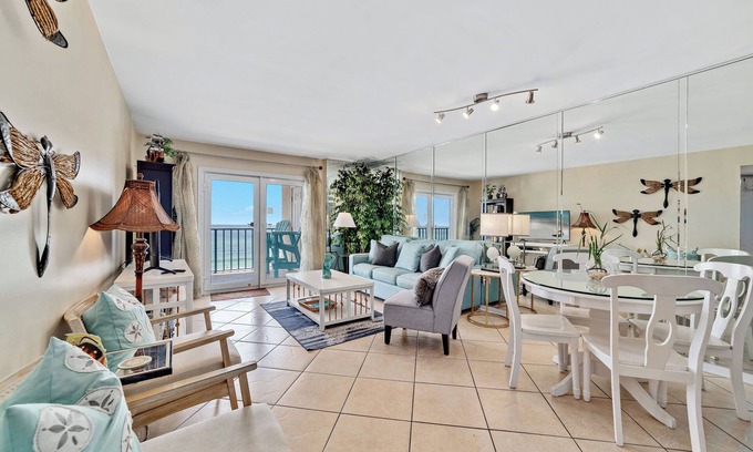 Gulf Shores Condo | BEAUTIFUL DIRECT GULF FRONT UNIT, COZY DECOR, 2 POOLS, CLOSE TO GULF SHORES ACTIVITIES