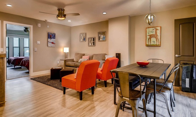 North Park City Condo | Beautiful downtown condo w/ modern accents, shared pool & hot tub!