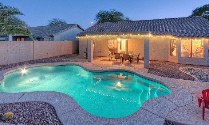 East Mesa House | Beautiful E Mesa Home: Private POOL w/Opt Heat, PARADISE for Golfers, Hikers, Bikers, Prime Locale