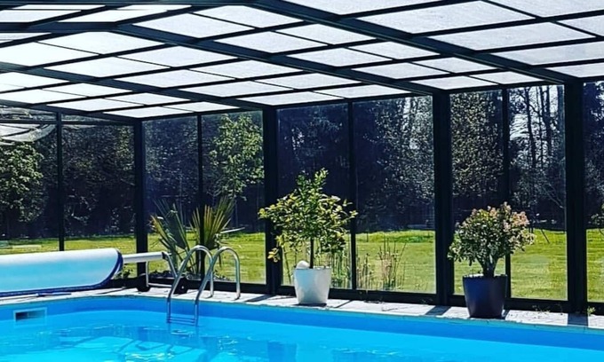 Clohars-Fouesnant Villa | Beautiful farmhouse on enclosed garden of 6000m2 with heated indoor pool