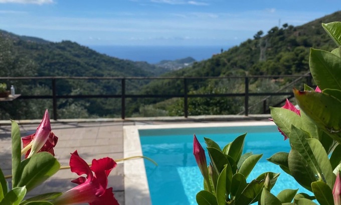 Seborga House | Beautiful farm house with pool, open spaces and amazing sea views
