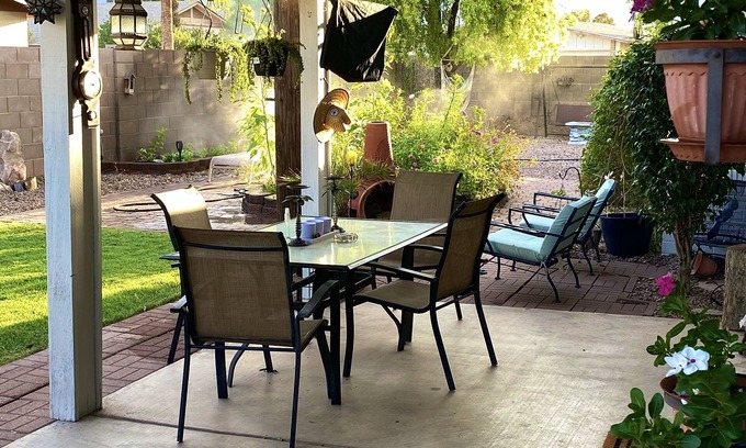 Dobson Ranch House | Beautiful garden oasis in the desert!