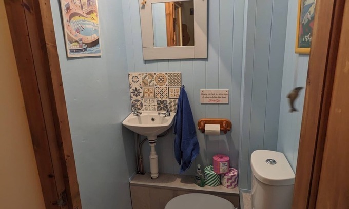 Saint Erth Praze House | Beautiful granite cottage with parking and garden. Near the coast. Dogs welcome.