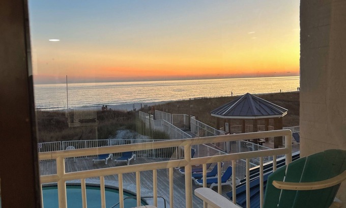 Orange Beach Condo | Beautiful Gulf Front View Studio # 142 looking at the Gulf!