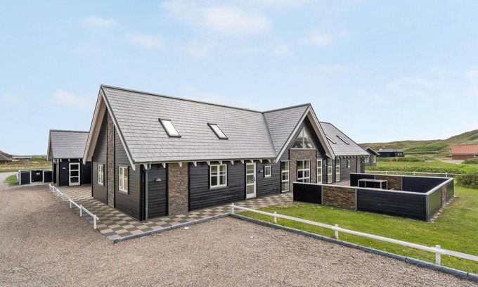 Harboore House | Beautiful home in Harboøre with sauna