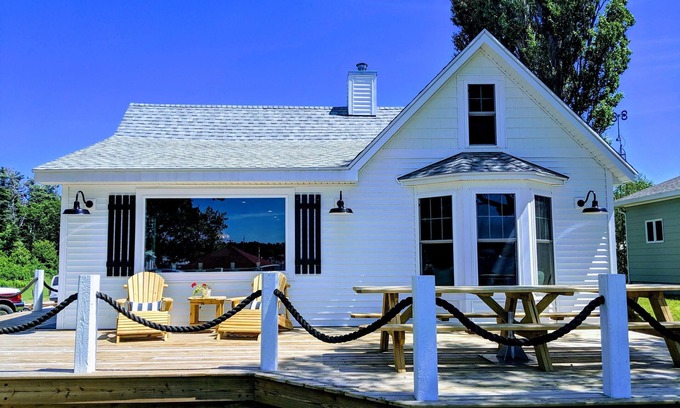 Beaver Island House | Beautiful Home With Harbor View! Warm and cozy cottage.