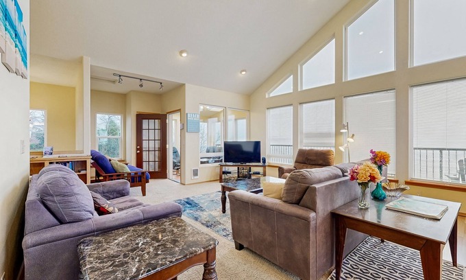 Rockaway Beach House | Beautiful Home with Ocean, Lake, and Mountain Views, Gas Grill, and Free WiFi
