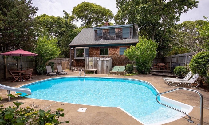 East Chop House | Beautiful home with pool in great location- close to everything!